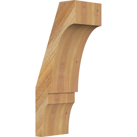Ekena Millwork 6"W x 8"D x 20"H Balboa Rough Sawn Knee Brace, Western Red Cedar BRC06X08X20BOA00RWR